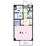 ベル コモンズ Ⅱの間取り画像