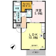 ディアコートフローラル陳内の間取り画像