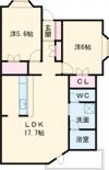 飯島コーポ5号棟の間取り画像