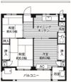 ビレッジハウス愛生6号棟の間取り画像