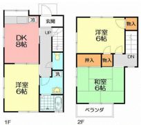 パレス金子Ⅰの間取り画像