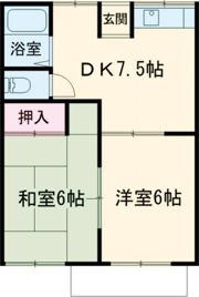 ユトリロ本野町Aの間取り画像