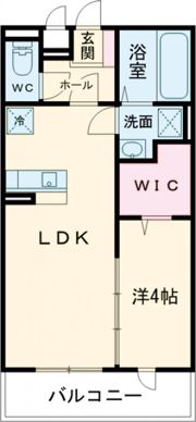 アリビオ向日町Aの間取り画像