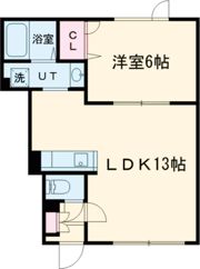 メゾンエスポワールななえの間取り画像
