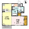 ソレイユ文久の間取り画像