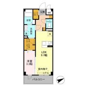 サンクレージュⅡの間取り画像