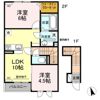 レイワール平川 Bの間取り画像