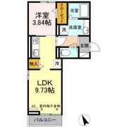 アイティーオーD-room東新町 東館の間取り画像