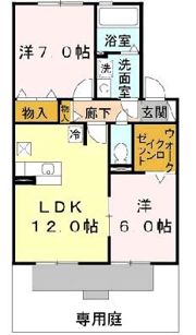 ヴェルジェ Ⅱ棟の間取り画像
