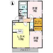 アルカディア F棟の間取り画像