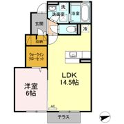 フェリス河内 B棟の間取り画像