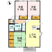 レシェンテ徳力 D棟の間取り画像