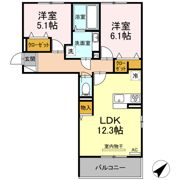 クレールフラワーの間取り画像