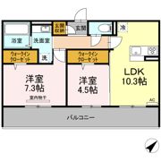 クレールフラワーの間取り画像