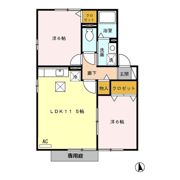 ソレーユ B棟の間取り画像