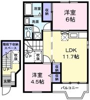 リヴィエール ノールの間取り画像