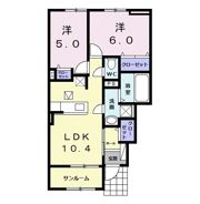 クインス Bの間取り画像