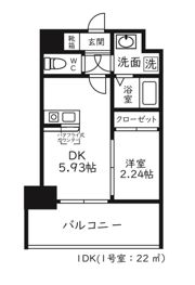 MODERN PALAZZO天神AXIAの間取り画像