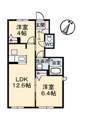 パッサーレ 参番館の間取り画像