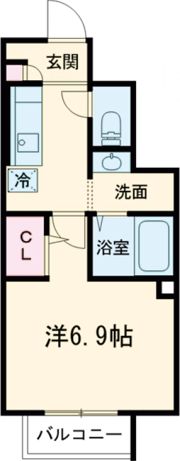 グリーンハイムの間取り画像