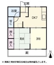 ハラマキハイツFの間取り画像