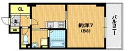 ヴァンヴェルデ西京極の間取り画像
