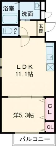 パラッツォ・ドゥーエの間取り画像
