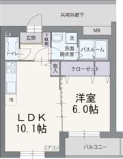 フィールドコート ペルラの間取り画像