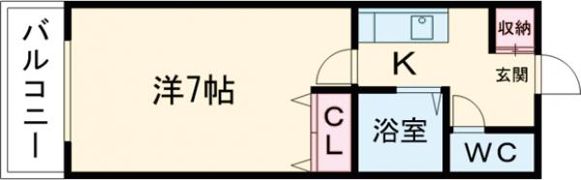コーポ・フォーレスト清原A棟の間取り画像