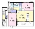 ジェットプレイスの間取り画像