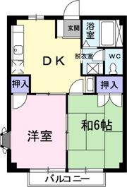 カーム小林の間取り画像