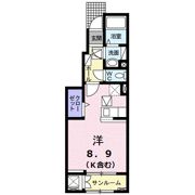 ガリーナタウン睦 Aの間取り画像