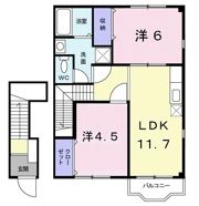 シャンティーの間取り画像