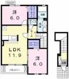 アン ボヌールの間取り画像