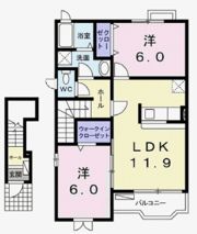 アバンツァート野村 Iの間取り画像