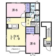 ラフレシールBの間取り画像