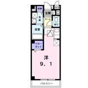 エクレ－ル古結Ⅴの間取り画像