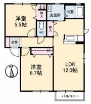 メゾンシャルマンAの間取り画像