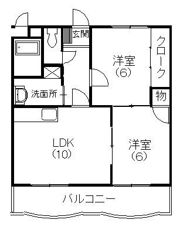 アビタシオンⅡの間取り画像