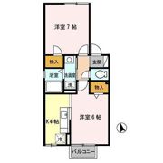 セジュール252の間取り画像