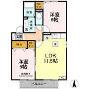 ルピナK･S ABCの間取り画像