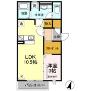 FLARE・正雀の間取り画像