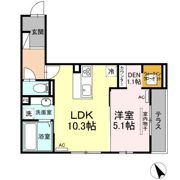 サンハイム己斐中Ⅲの間取り画像