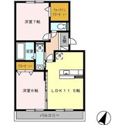 セジュール賀茂の間取り画像