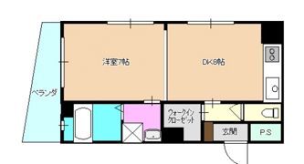 メリーアパートの間取り画像