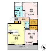 フランボワーズ金田の間取り画像