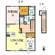 Kadoyakan E棟の間取り画像