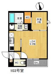 Grandtic 江波本町の間取り画像