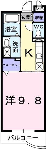 サンガーデン大忠の間取り画像