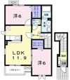 グランデKⅡ Bの間取り画像